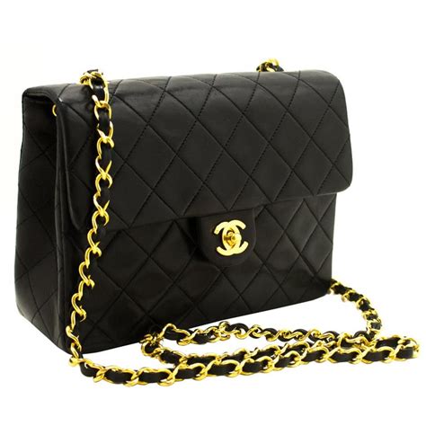 chanel black chain small shoulder bag|handbags with chain shoulder straps.